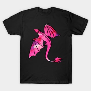 Cute pink dragon illustration T-Shirt